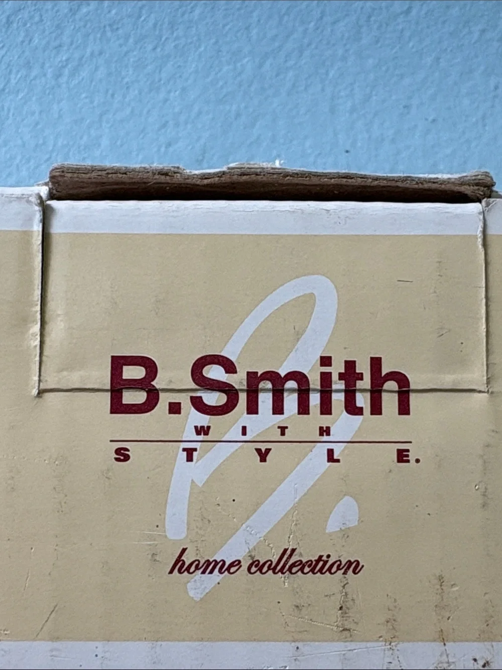 Vintage NIB B. Smith with Style Home Collection White Black 2 Tier Tidbit Server
